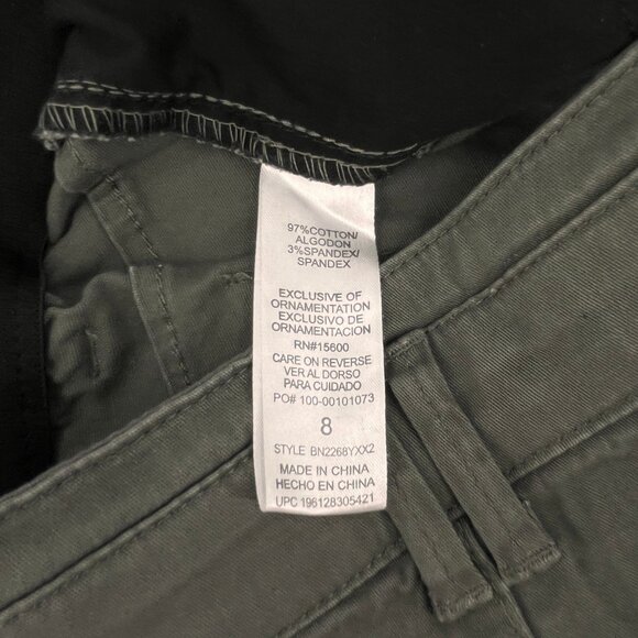 Democracy AB Tech Tapered Jeans Size 8 Gray Skyrise Mold & Hold Stretch - Picture 11 of 12